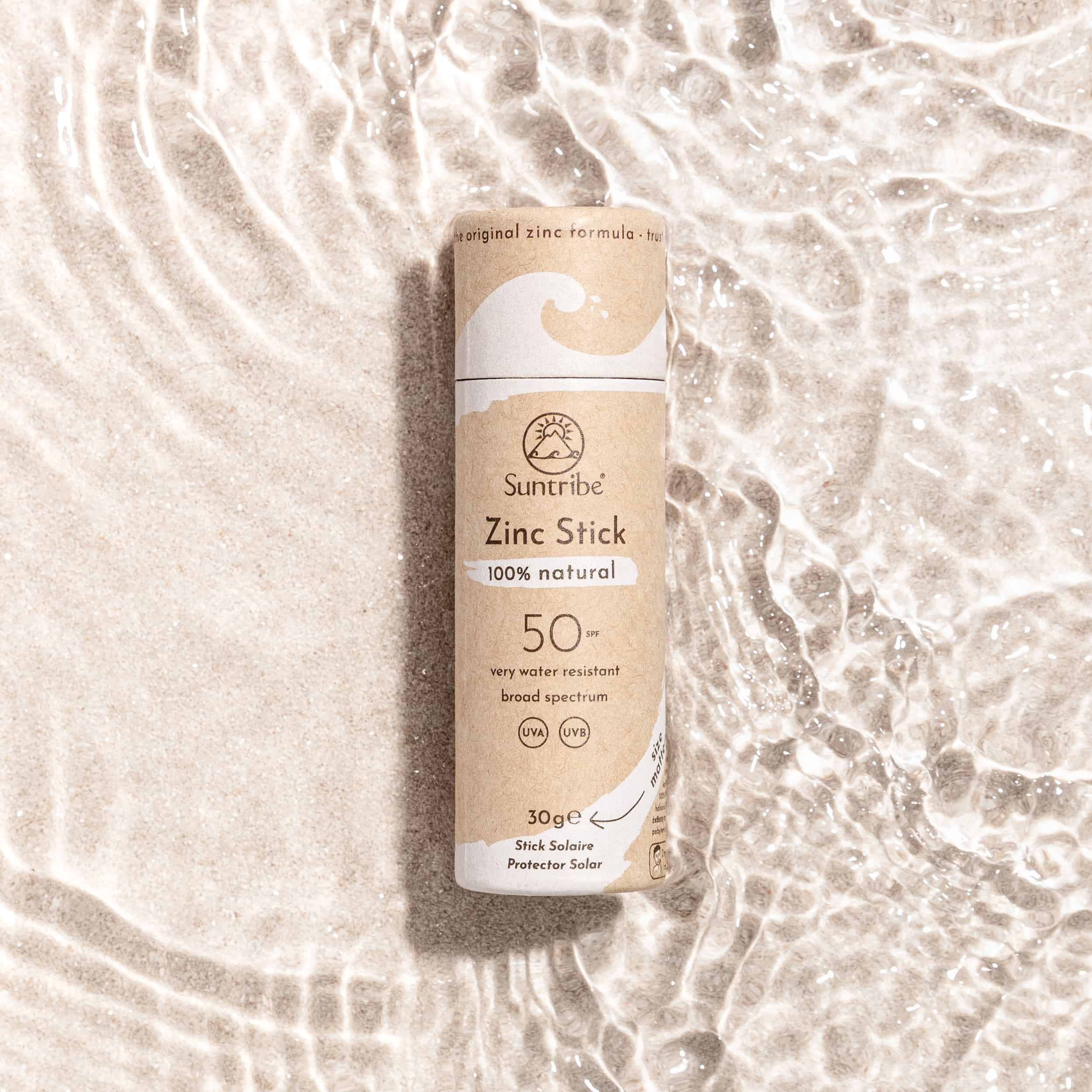 Suntribe Reef Safe Zinc Sun Stick - SPF 50 (White)
