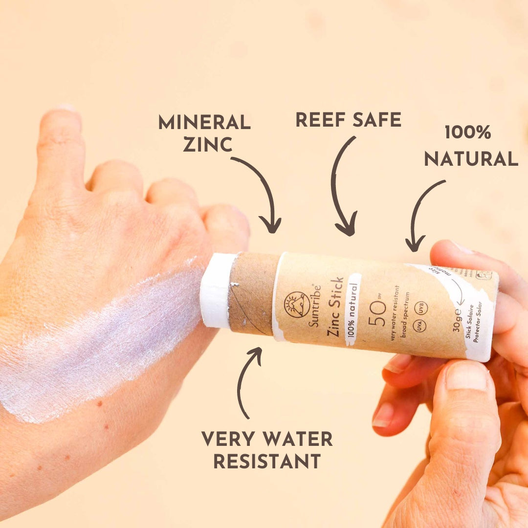 Suntribe Reef Safe Zinc Sun Stick - SPF 50 (White)