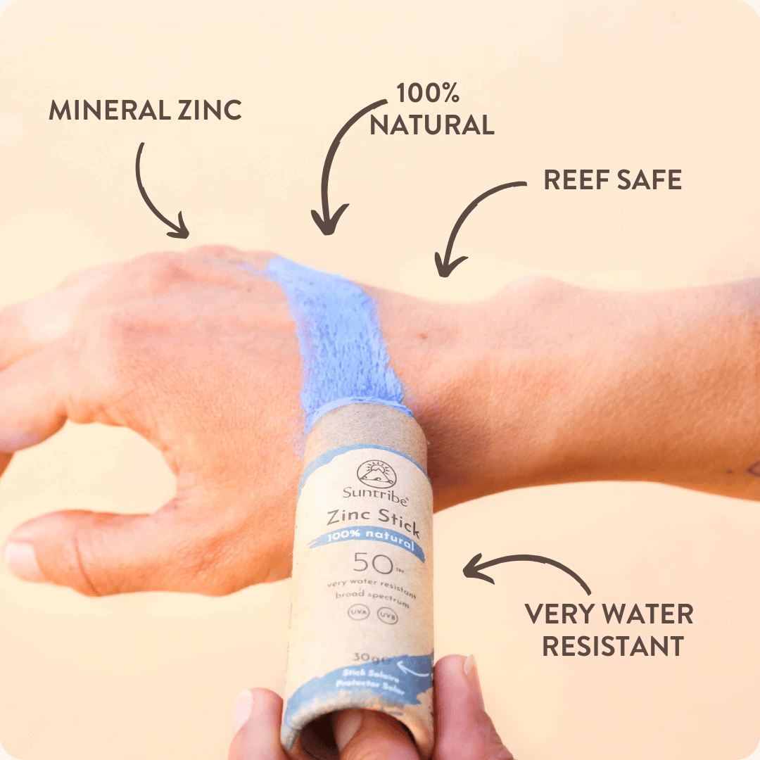 Suntribe Reef Safe Zinc Sun Stick - SPF 50 (Ocean Blue)