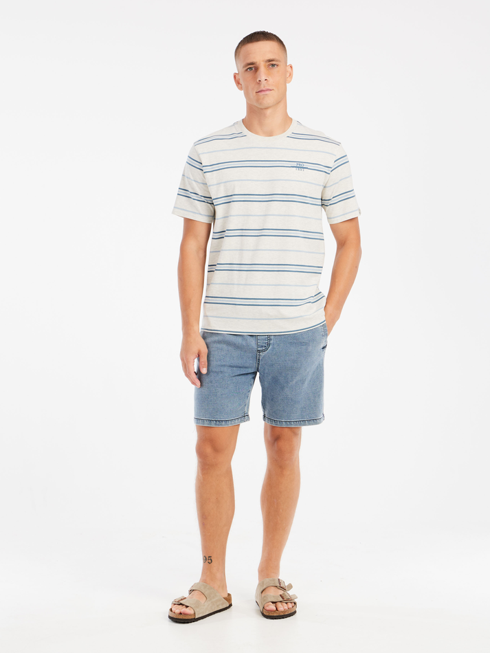 Protest Mens Huxly T-Shirt - Raku Blue