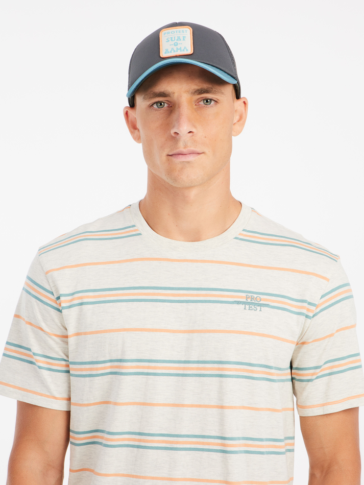 Protest Mens Huxly T-Shirt - Cadmium Orange