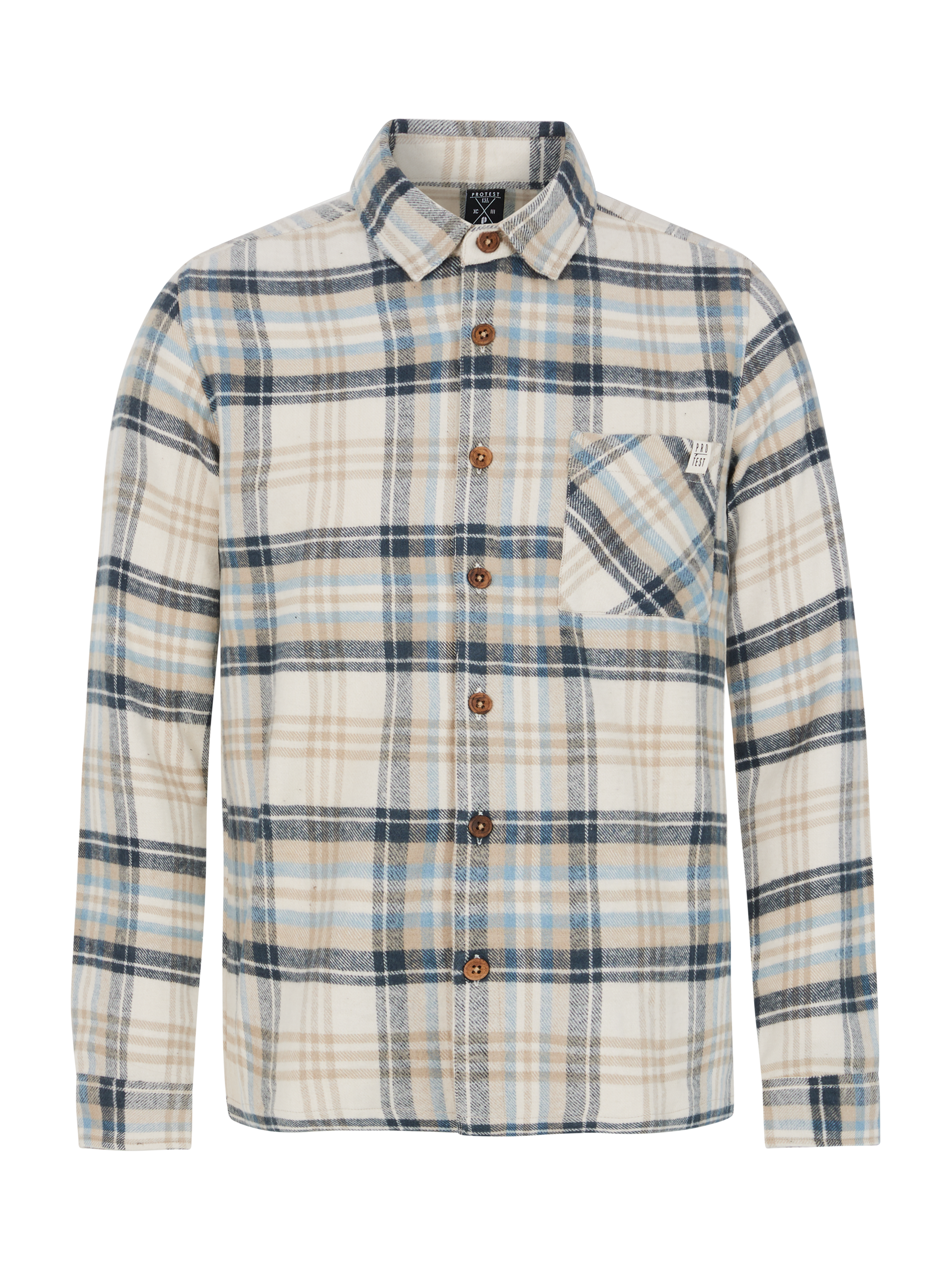 Protest Mens TASK outdoor overshirt - Blue | Shirts | Protest