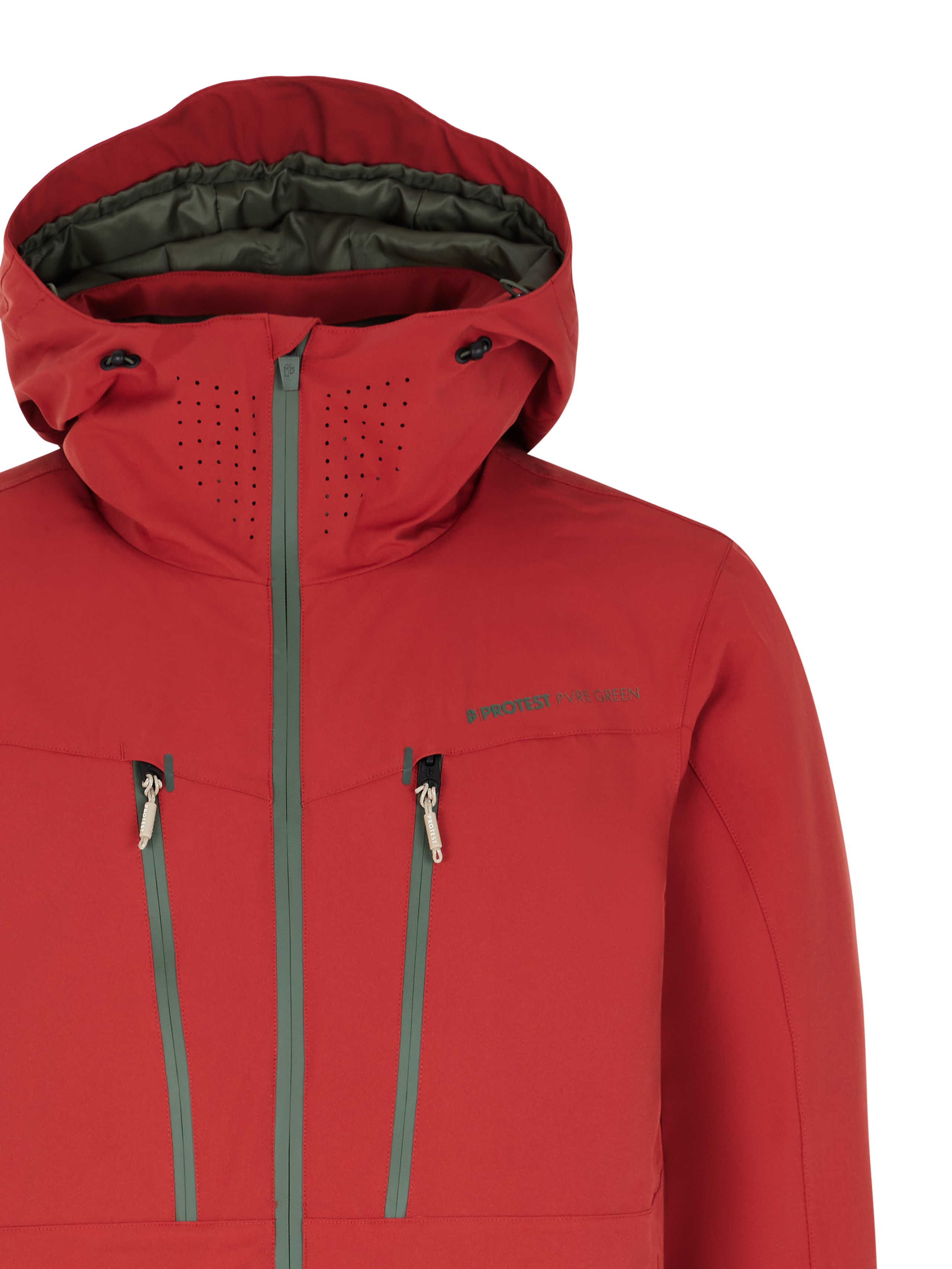 Protest Mens TIMOTHY snowjacket - Red | Jackets | Protest