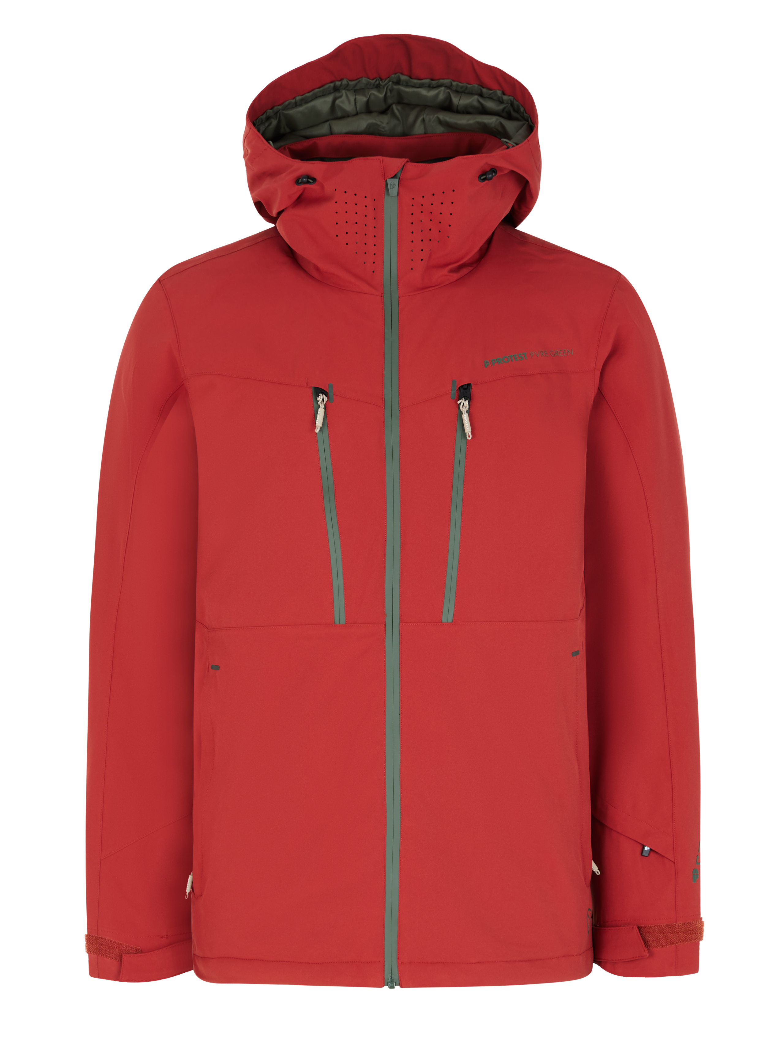 Protest Mens TIMOTHY snowjacket - Red | Jackets | Protest