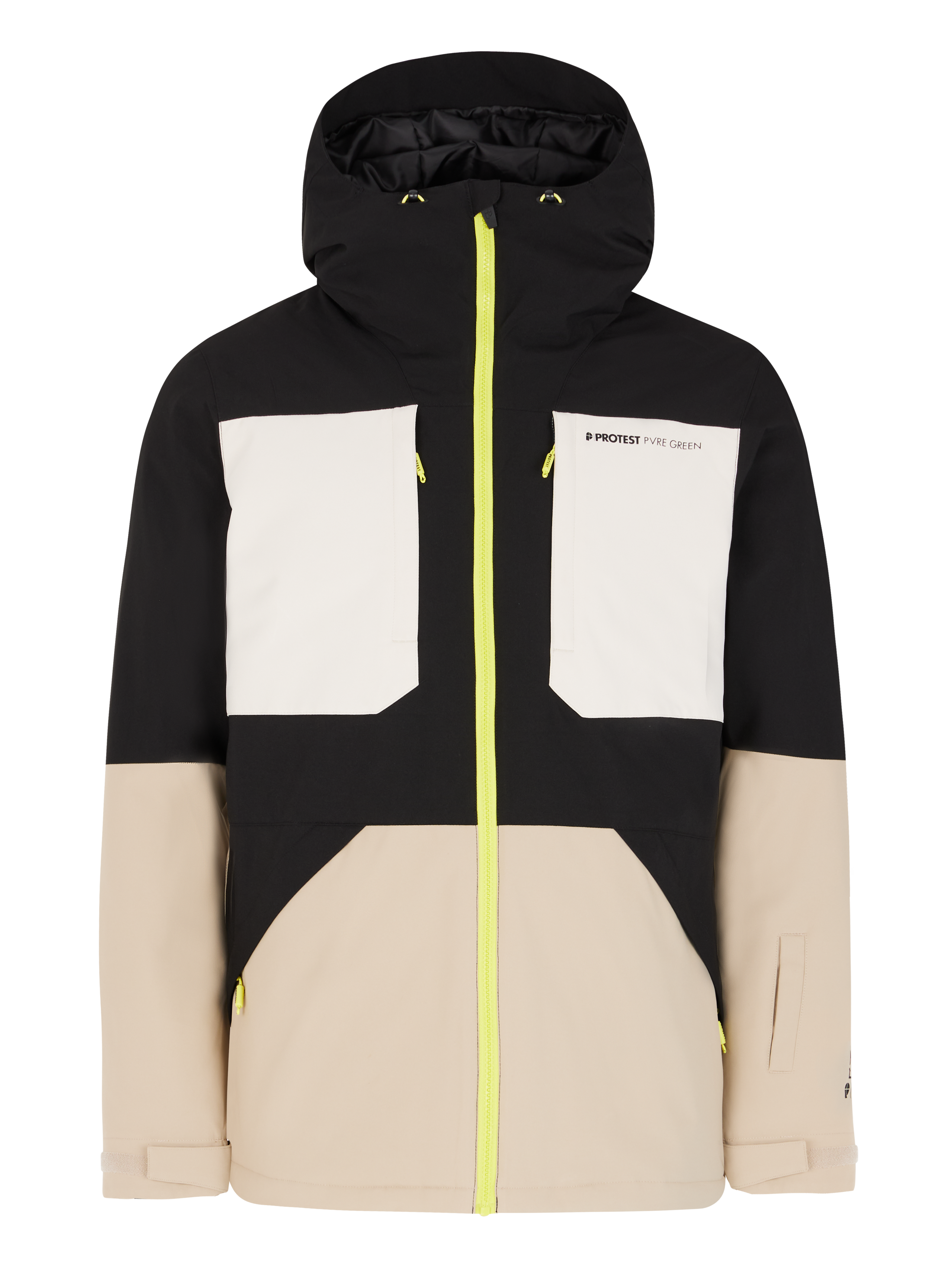 Protest Mens ENSTONE snowjacket - Brown | Jackets | Protest