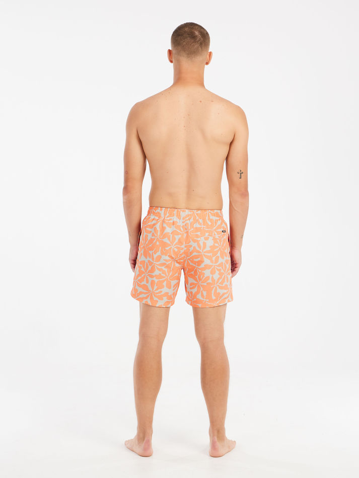Protest Mens Baza Beach Shorts - Cadmium Orange