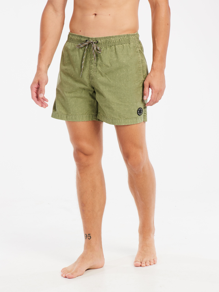 Protest Mens Raptor Beach Shorts - Artichoke Green