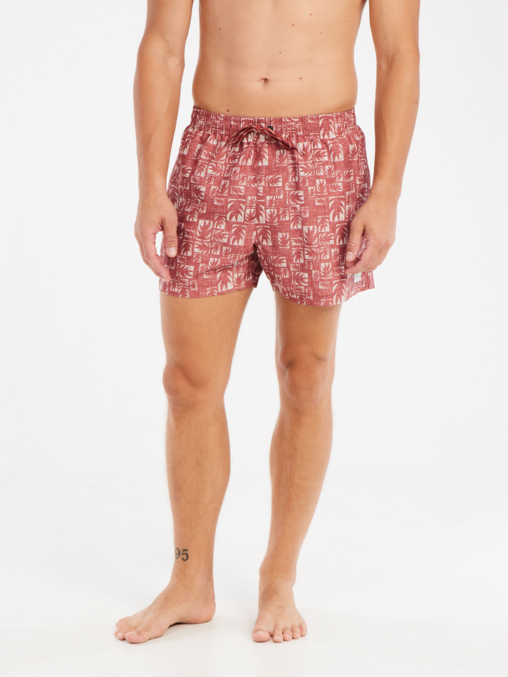 Protest Mens Tifton Beach Shorts - Brick Red