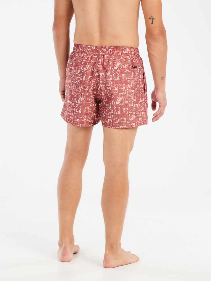 Protest Mens Tifton Beach Shorts - Brick Red
