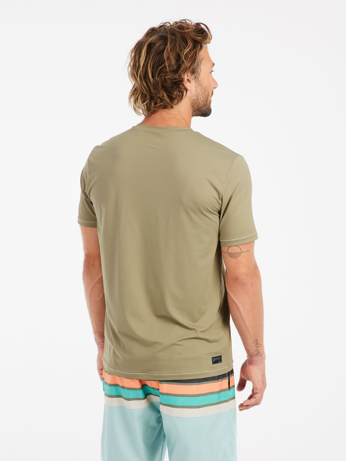 Protest Mens Core Short Sleeve Surf T-Shirt - Artichoke Green
