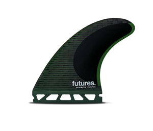 Futures F8 Blackstix Fin Set Large - Green / Black