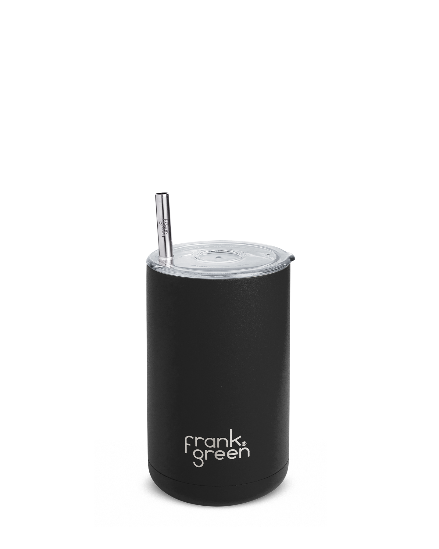 Frank Green 3-in-1 Iced Coffee Cup with Straw 15oz/425ml - Midnight