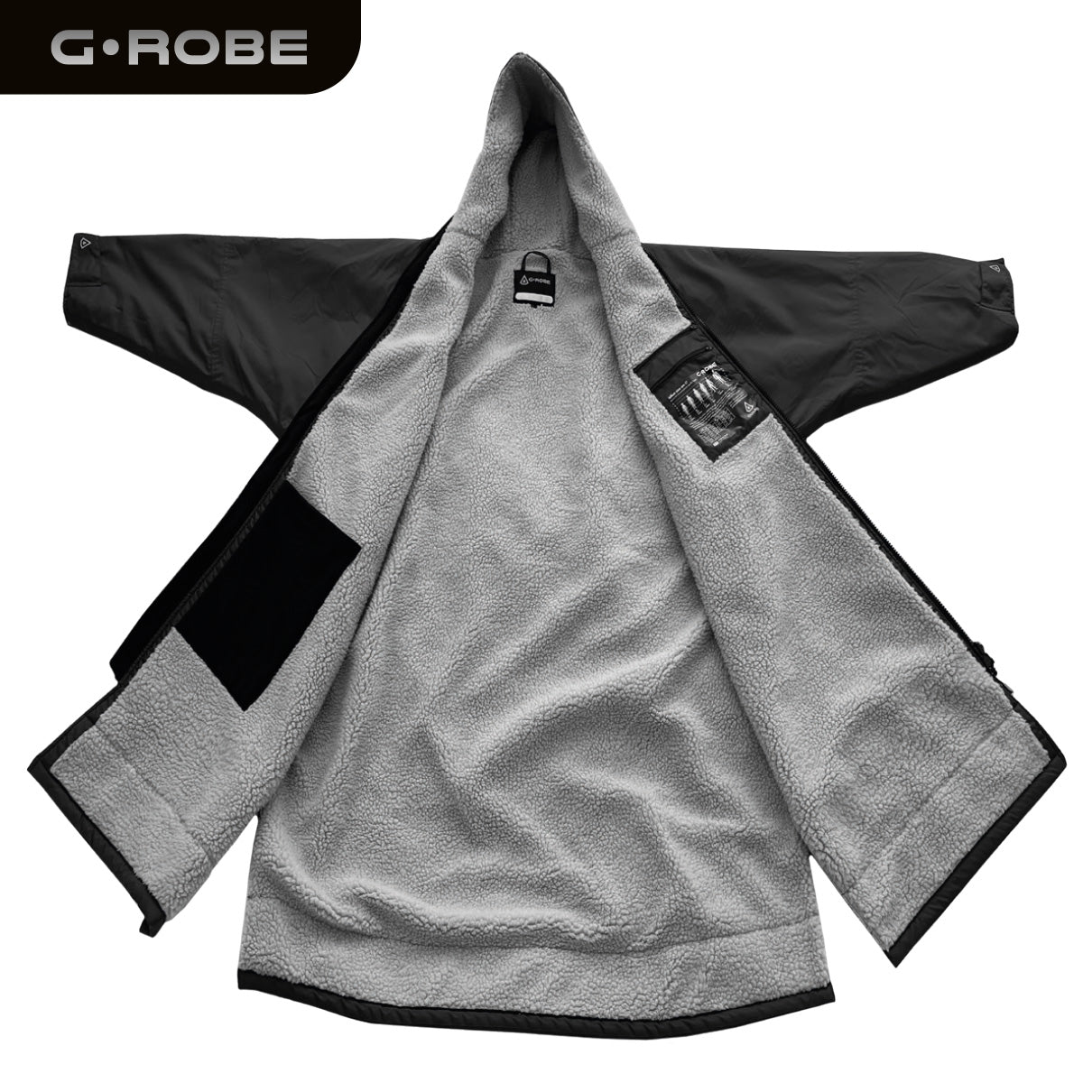 GUARD® G.ROBE – Junior Ultimate Outdoor Changing Robe - Charcoal Grey | Changing Robes | Guard