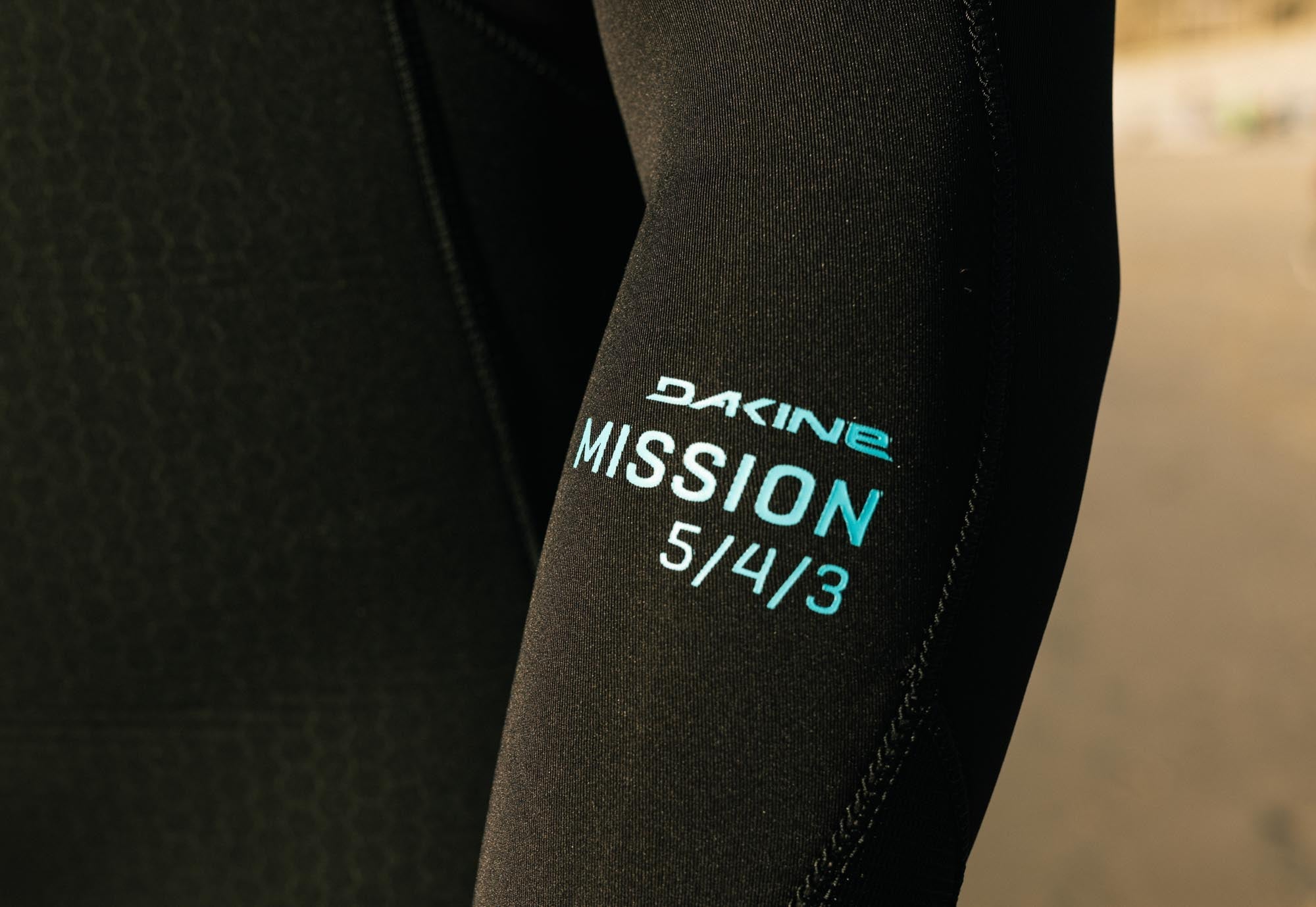 Dakine Mens Mission Chest Zip Full Suit 4/3 (Black) | Wetsuits | Dakine