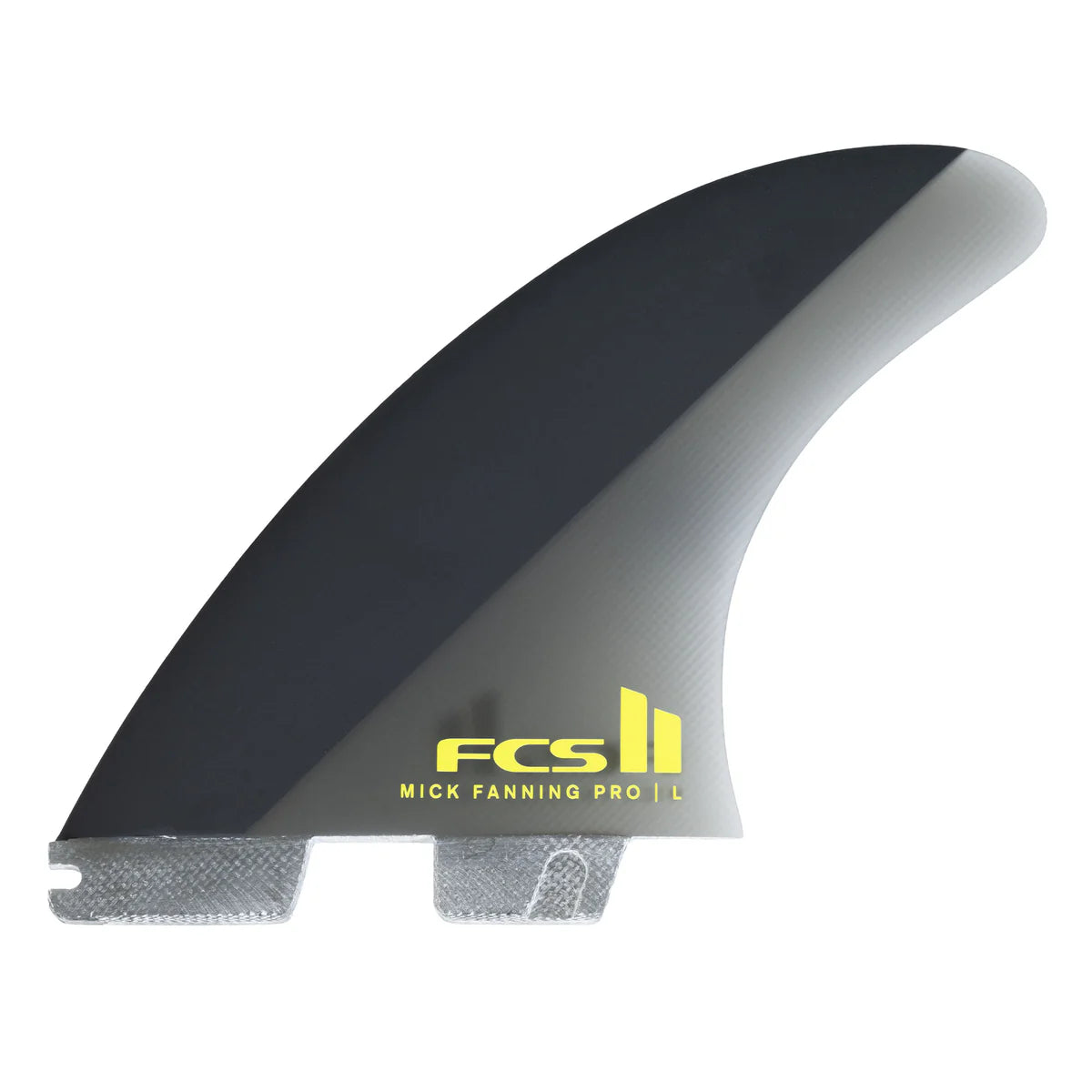 FCS II Mick Fanning PG Pro Tri Fin Set - Black / Acid