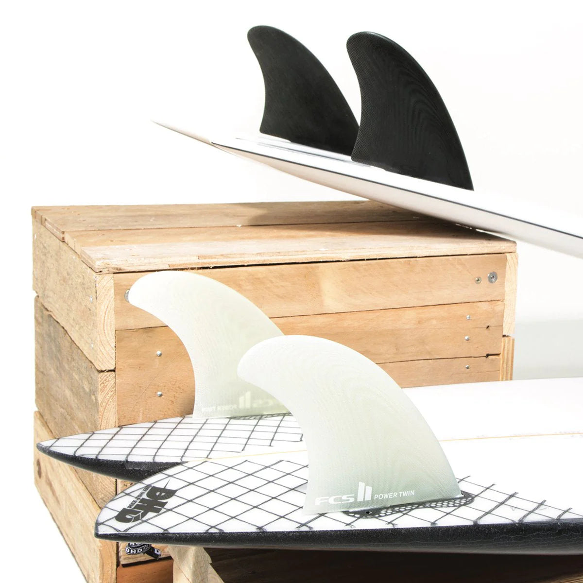 FCS II Power Twin PG Mango Fin Set - Large / Extra Large | Fins | FCS