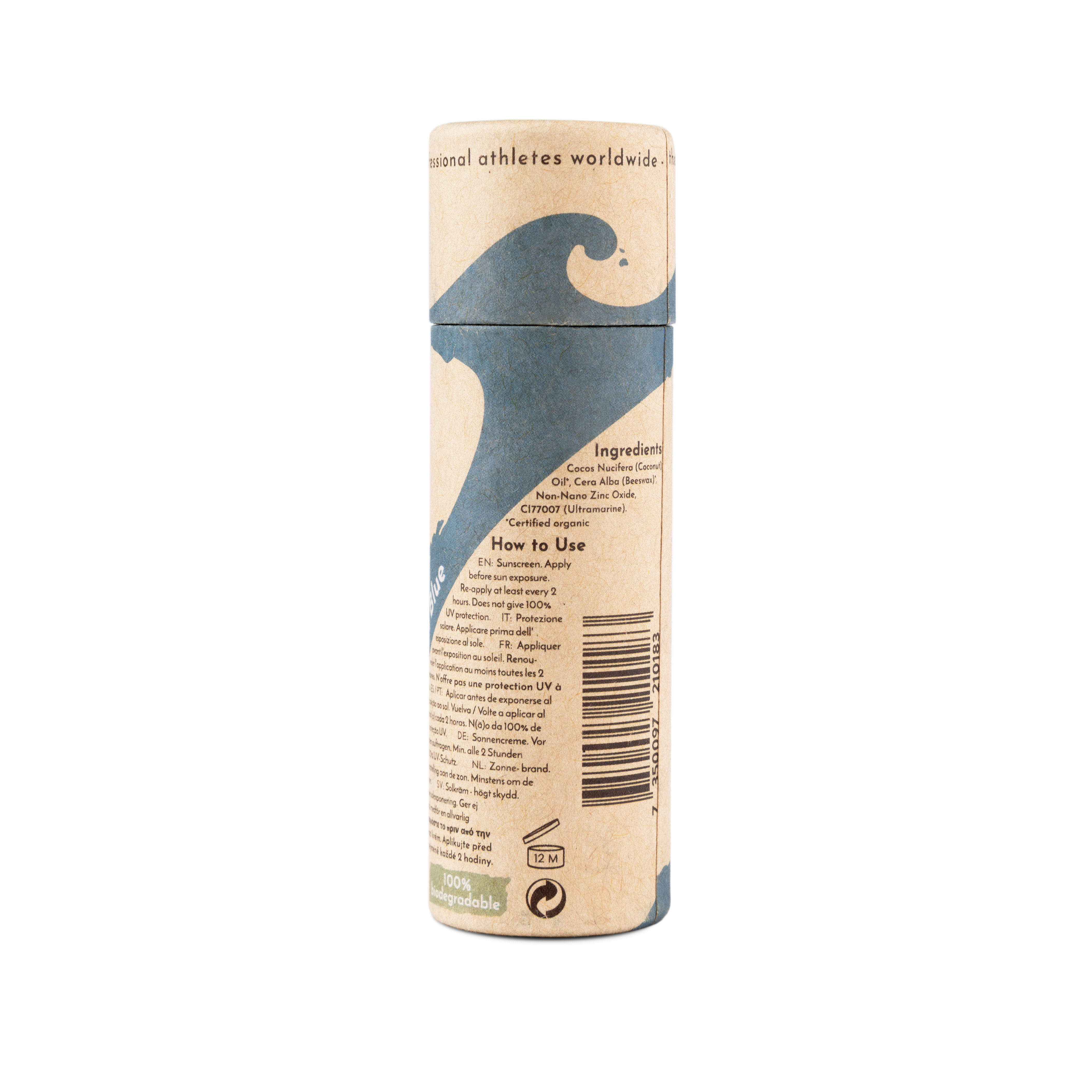 Suntribe Reef Safe Zinc Sun Stick - SPF 50 (Ocean Blue)