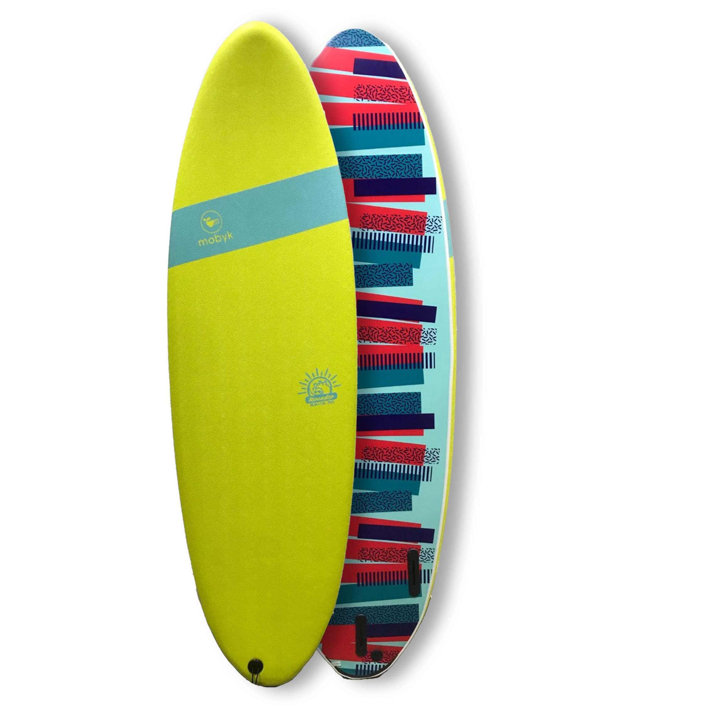 Mobyk 6'4 Rounder Softboard - Electric Lemon | Surfboards | Mobyk