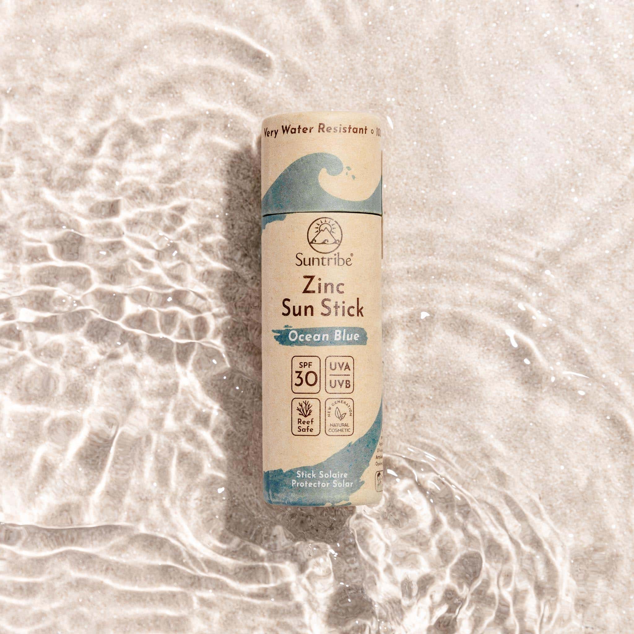 Suntribe Reef Safe Zinc Sun Stick - SPF 50 (Ocean Blue) | Sunscreen | Suntribe