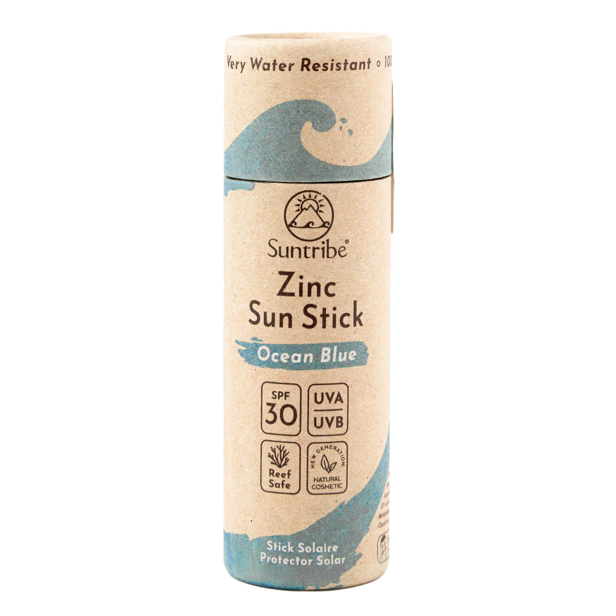 Suntribe Reef Safe Zinc Sun Stick - SPF 50 (Ocean Blue) | Sunscreen | Suntribe
