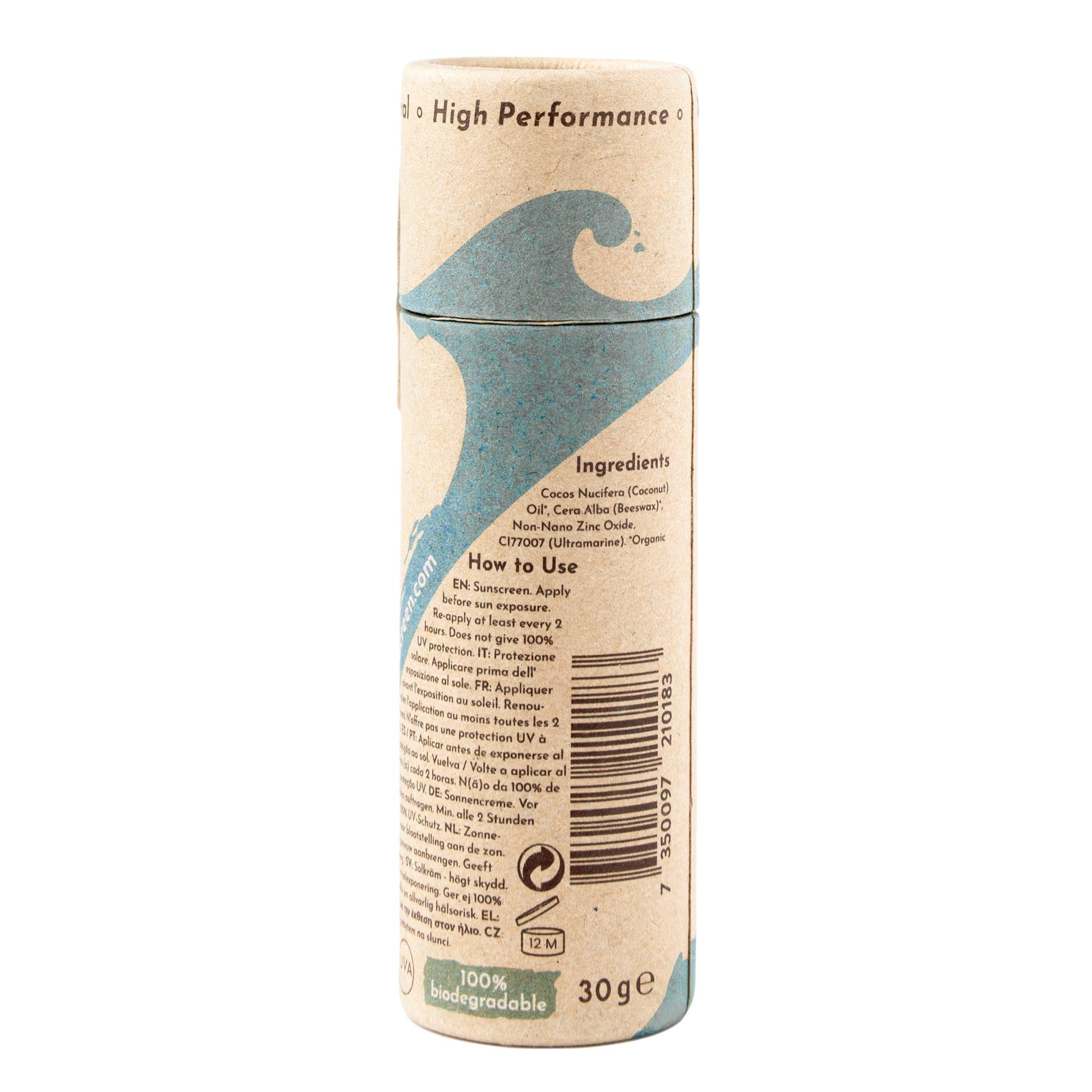 Suntribe Reef Safe Zinc Sun Stick - SPF 50 (Ocean Blue) | Sunscreen | Suntribe
