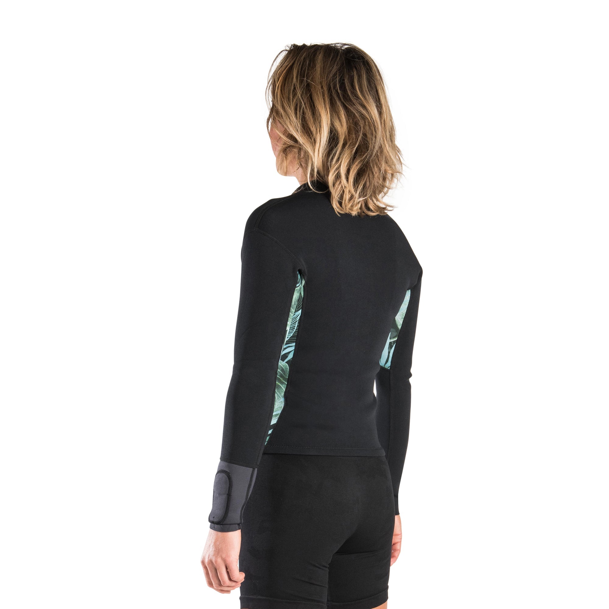 Dakine Womens Quantum 1mm F/L Wetsuit Jacket (Black) | Neoprene Jackets | Dakine