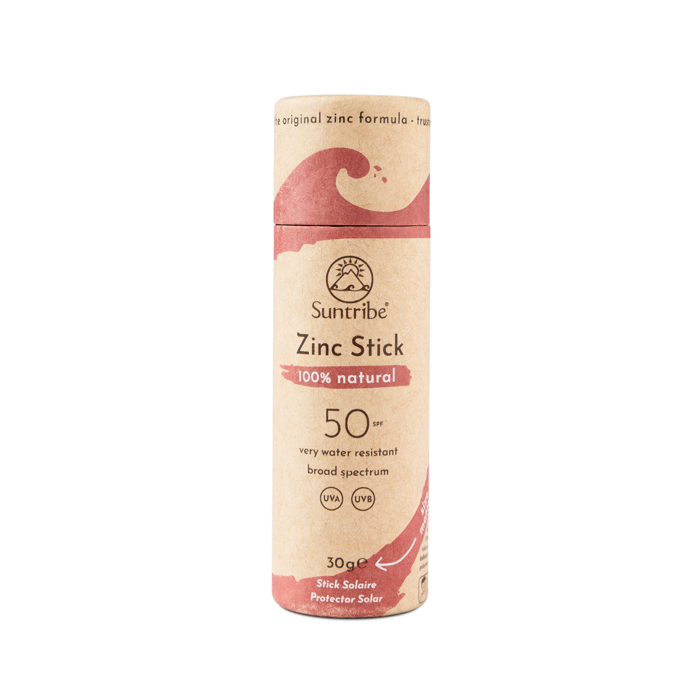 Suntribe Reef Safe Zinc Sun Stick - SPF 50 (Pretty Pink) | Sunscreen | Suntribe