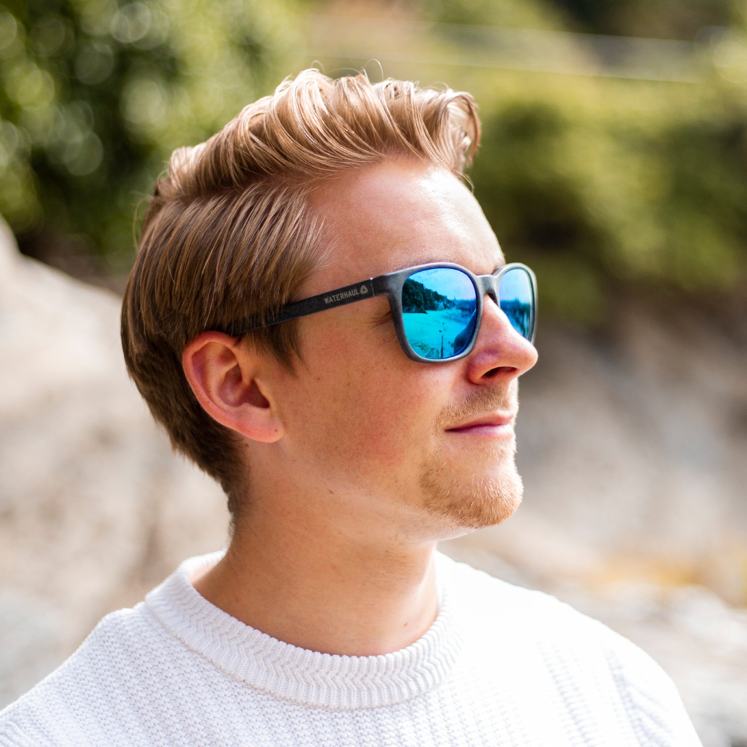 Waterhaul Fitzroy Polarised Sunglasses - Slate / Blue Mirror