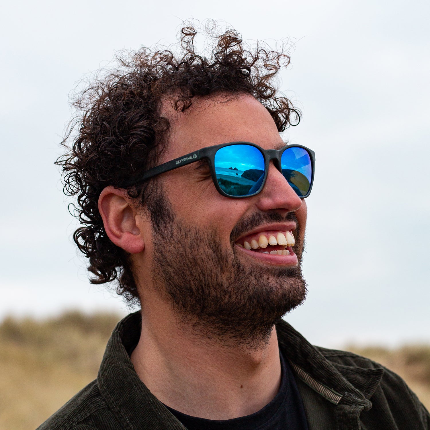 Waterhaul Fitzroy Polarised Sunglasses - Slate / Blue Mirror