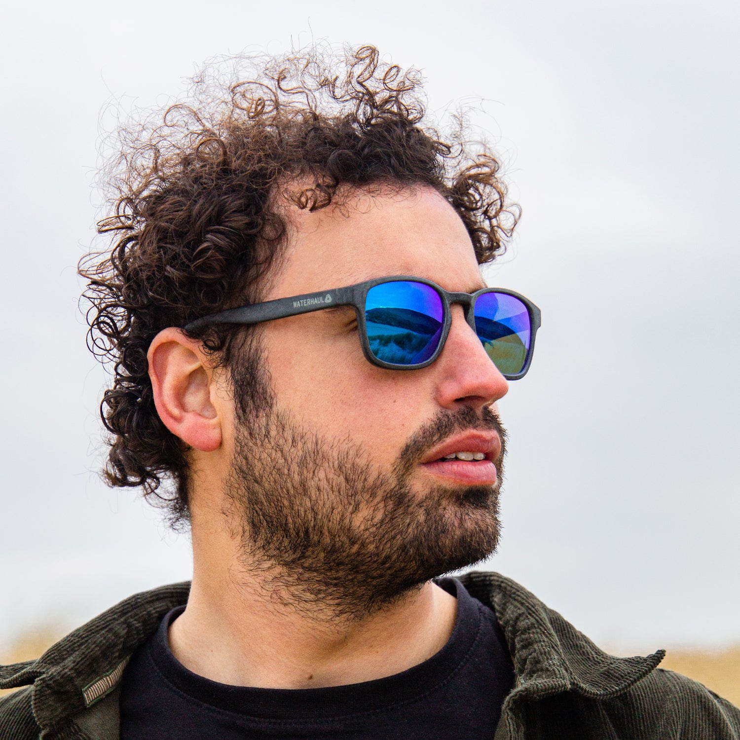 Waterhaul Pentire Polarised Sunglasses - Slate / Blue Mirror