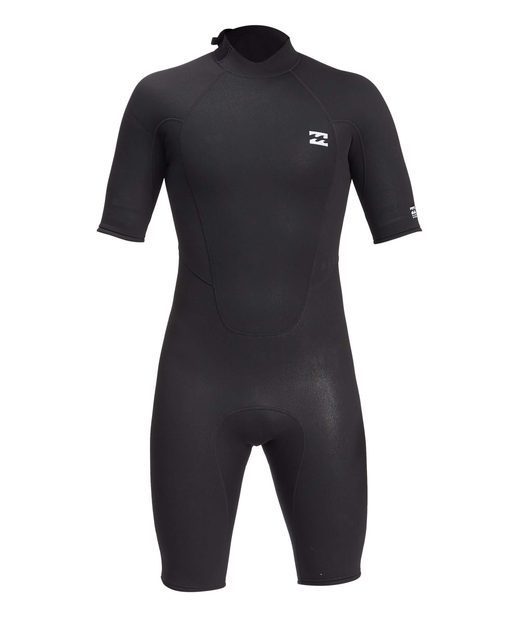 Billabong Mens 202 Intruder Back Zip Shorty Wetsuit (Black) | Wetsuits | Billabong