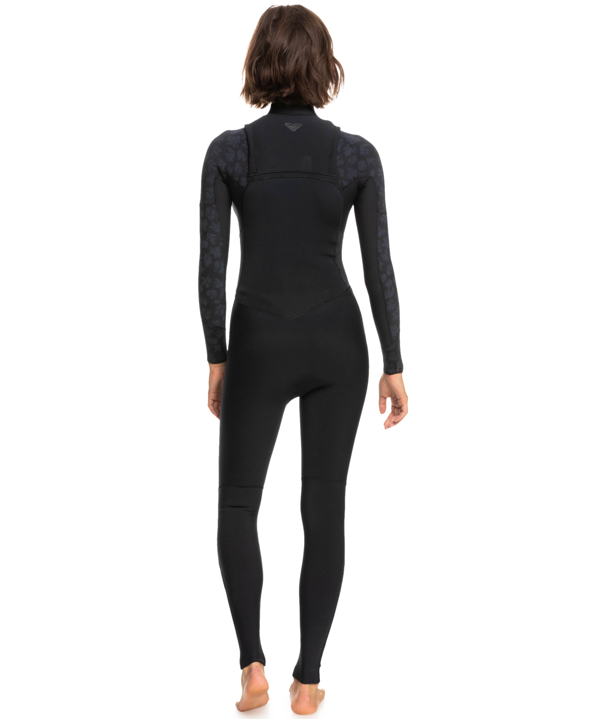 Roxy 3/2 Swell Series GBS Chest Zip Full Wetsuit - Black | Wetsuits | Roxy