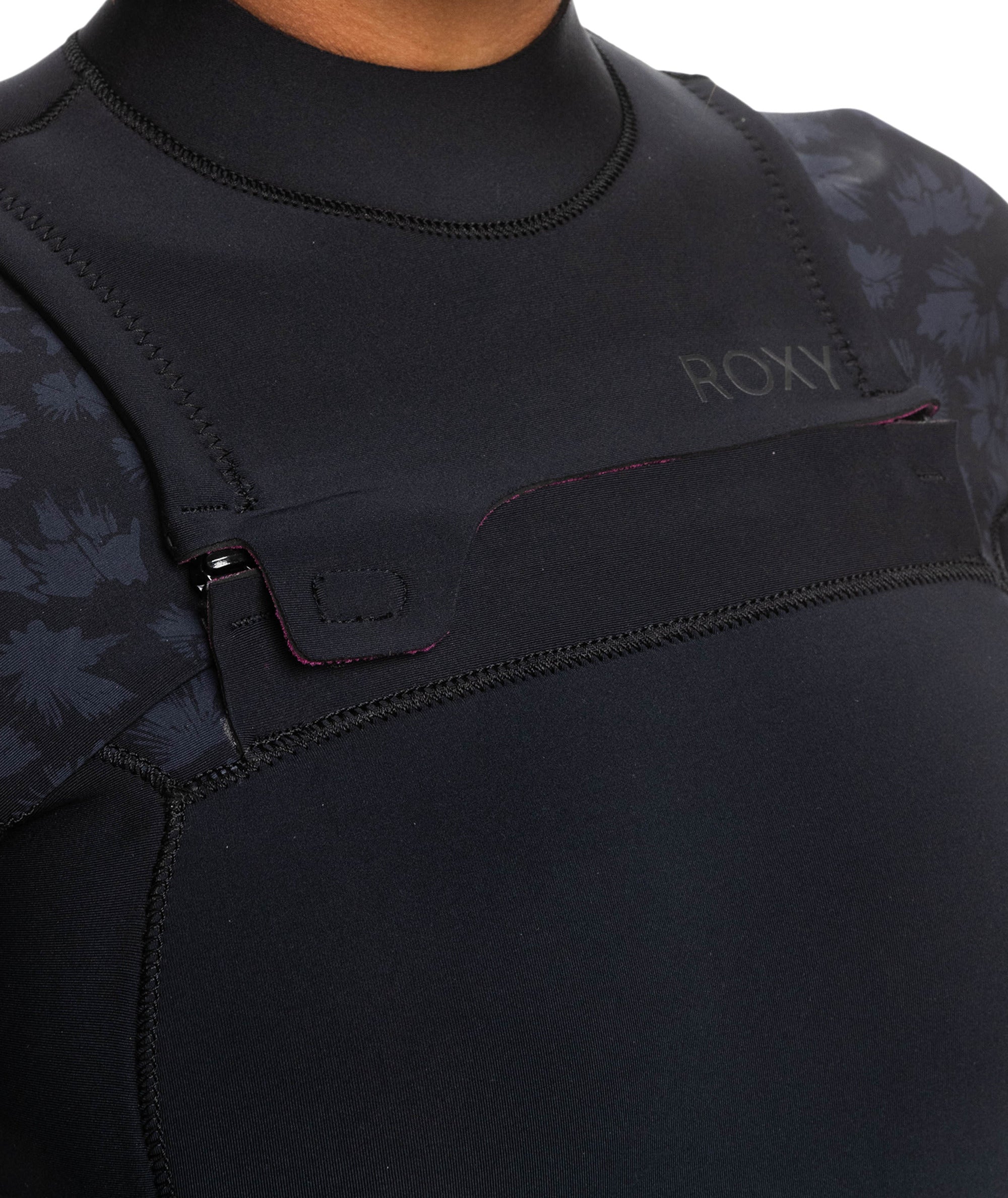 Roxy 3/2 Swell Series GBS Chest Zip Full Wetsuit - Black | Wetsuits | Roxy