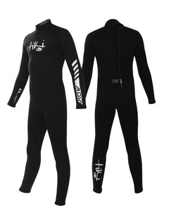 Tiki Junior ADV+ 4/3mm GBS Back Zip Steamer Wetsuit - Black