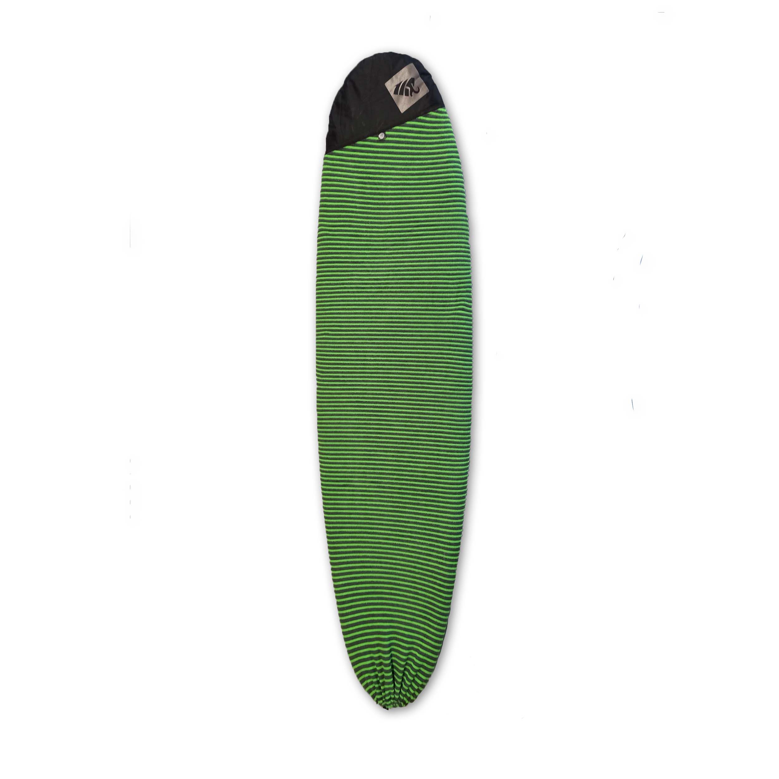 Gara Stretch Cover Round Nose Surfboard Sock - Green | Surfboard Socks | Gara