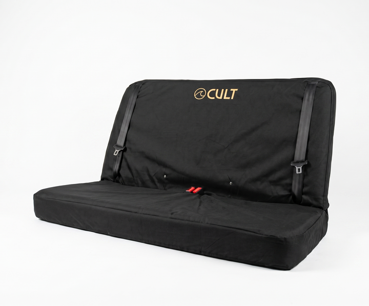 California / Rock &amp; Roll bed | Double Back Seat Cover | Black