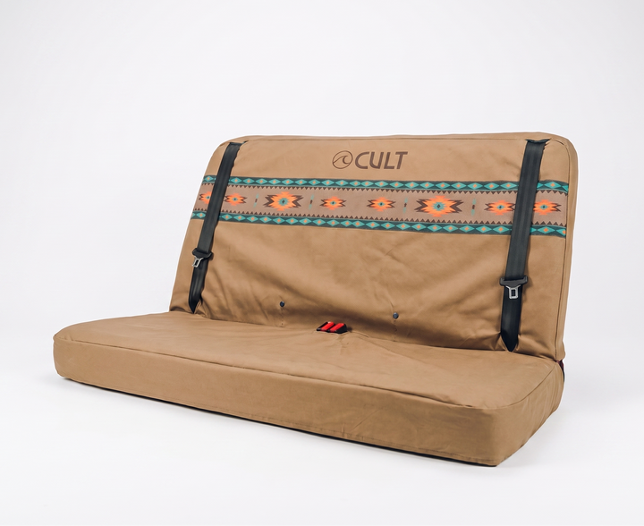 California / Rock &amp; Roll bed | Double Back Seat Cover | Aztec Brown