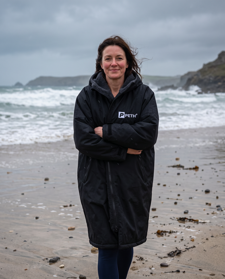 Waterproof Changing Robe | Black