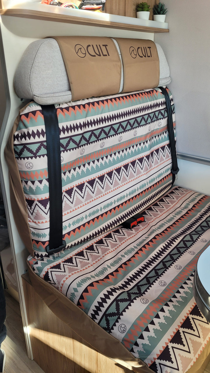 Campervan/Dinette | Double Back Seat Cover | Indi Blue