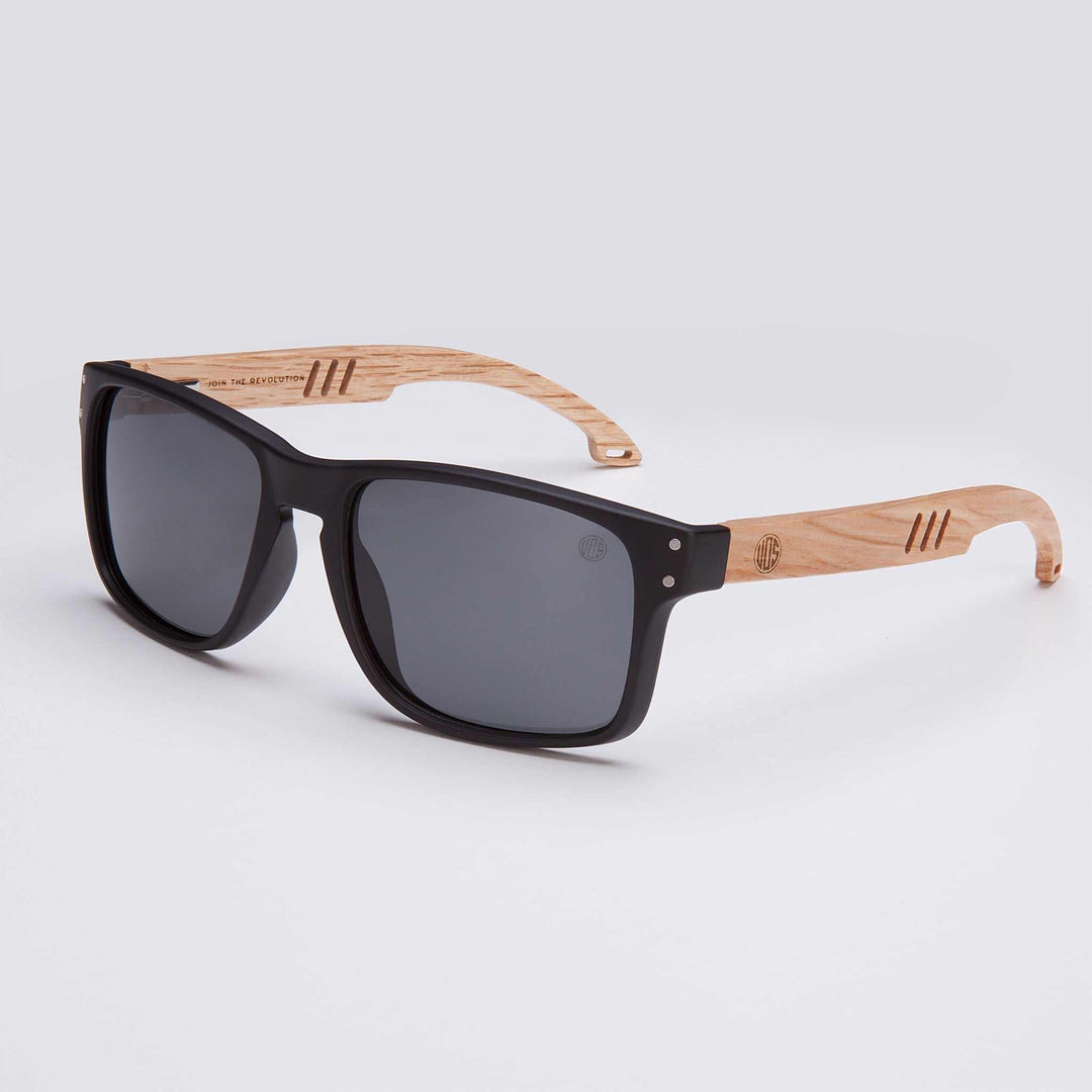 Bells Beach | Mens Polarised Sunglasses | Real Wood Arms