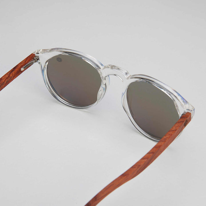 Malibu Sunglasses – Polarised Cat 3 with Rosewood Arms