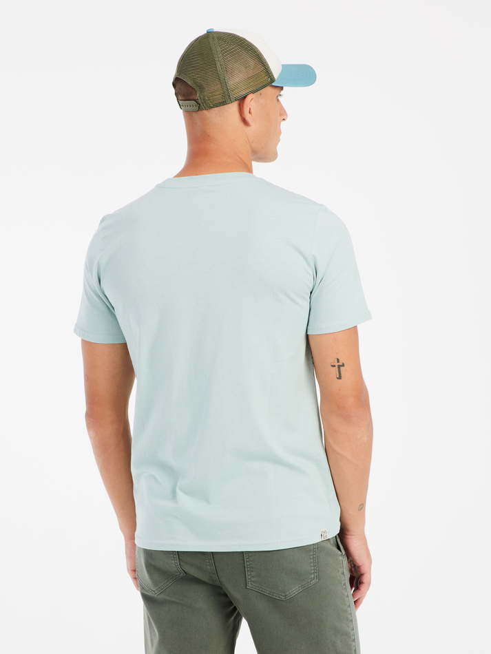Protest Mens Barn T-Shirt - Pale Green