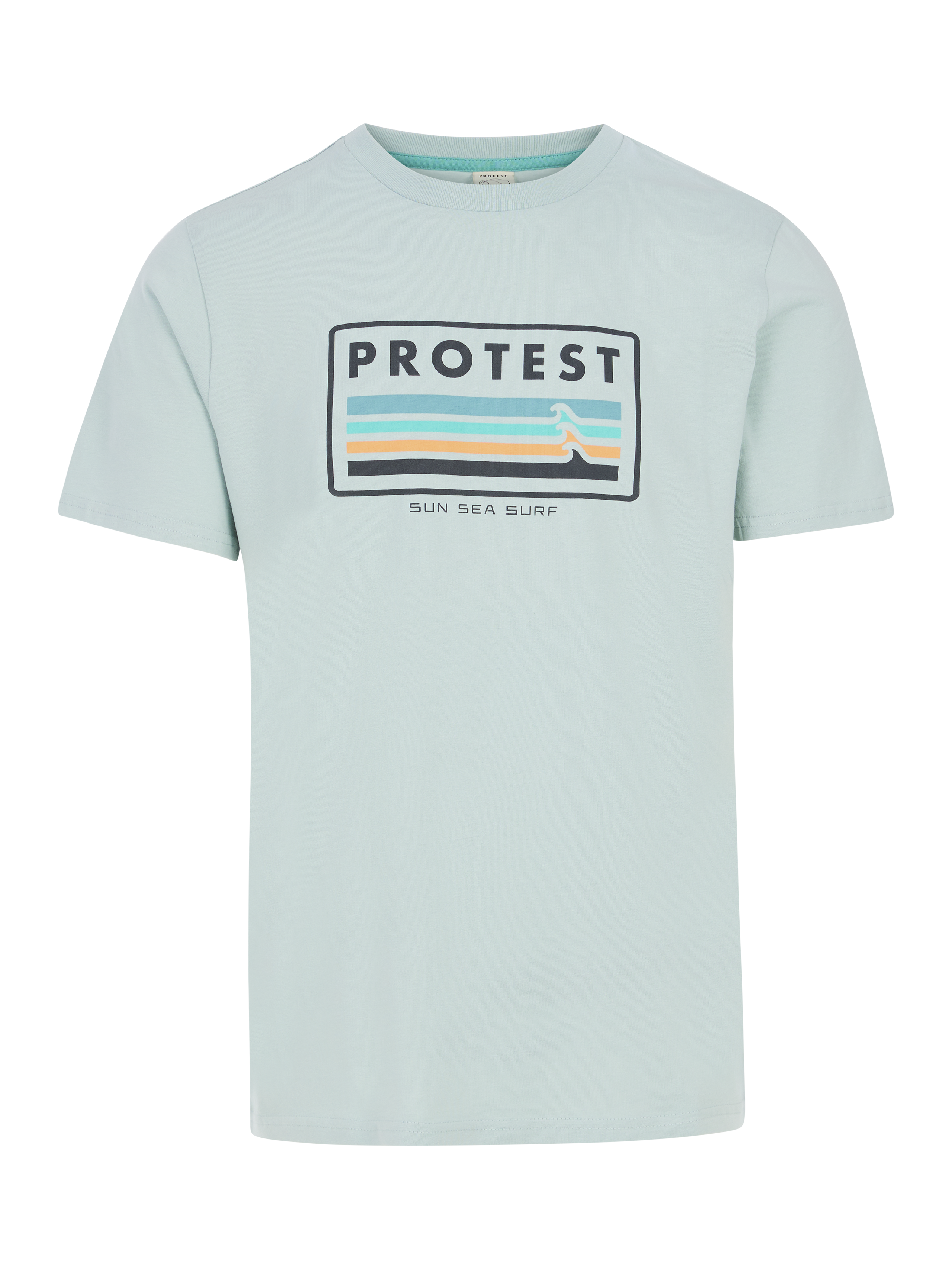 Protest Mens Barn T-Shirt - Pale Green