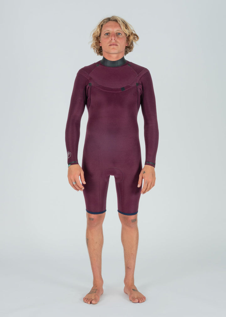 New Seas 2-2 Long Sleeve Spring U-Zip Wetsuit | Vissla