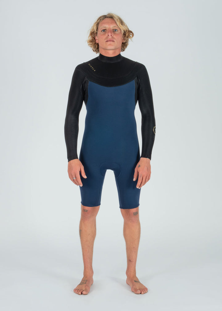 New Seas 2-2 Long Sleeve Spring U-Zip Wetsuit | Vissla