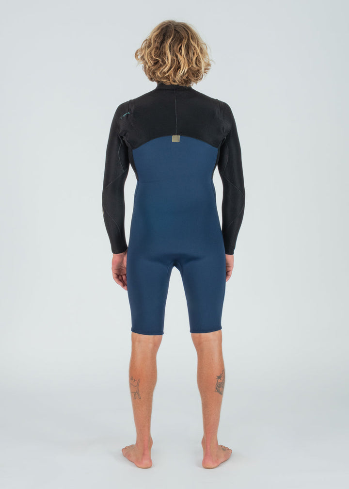 New Seas 2-2 Long Sleeve Spring U-Zip Wetsuit | Vissla