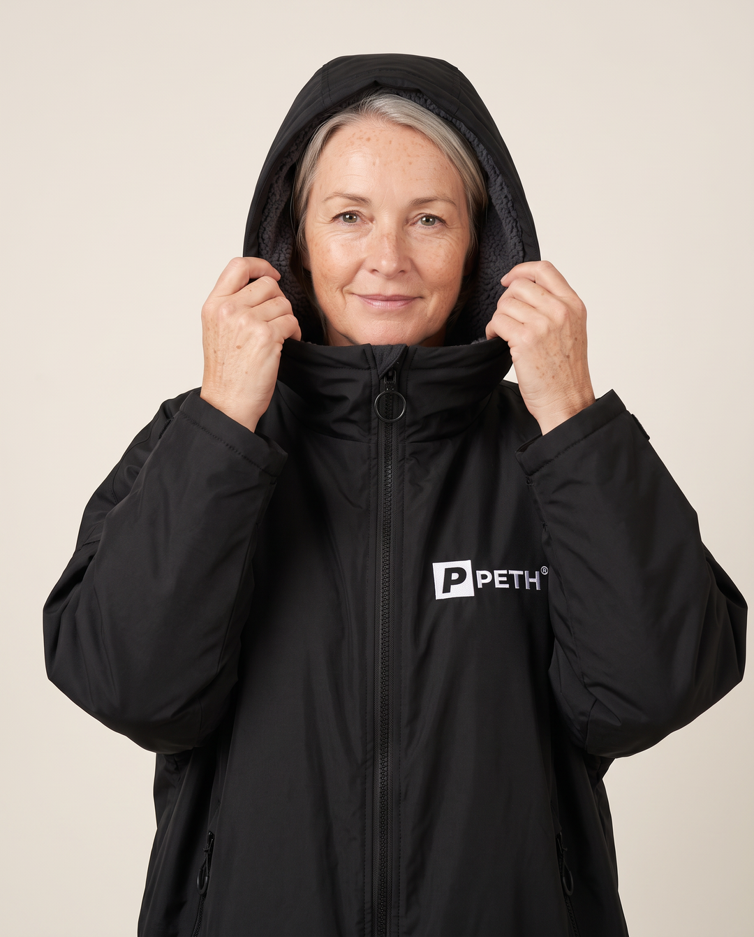 Waterproof Changing Robe | Black