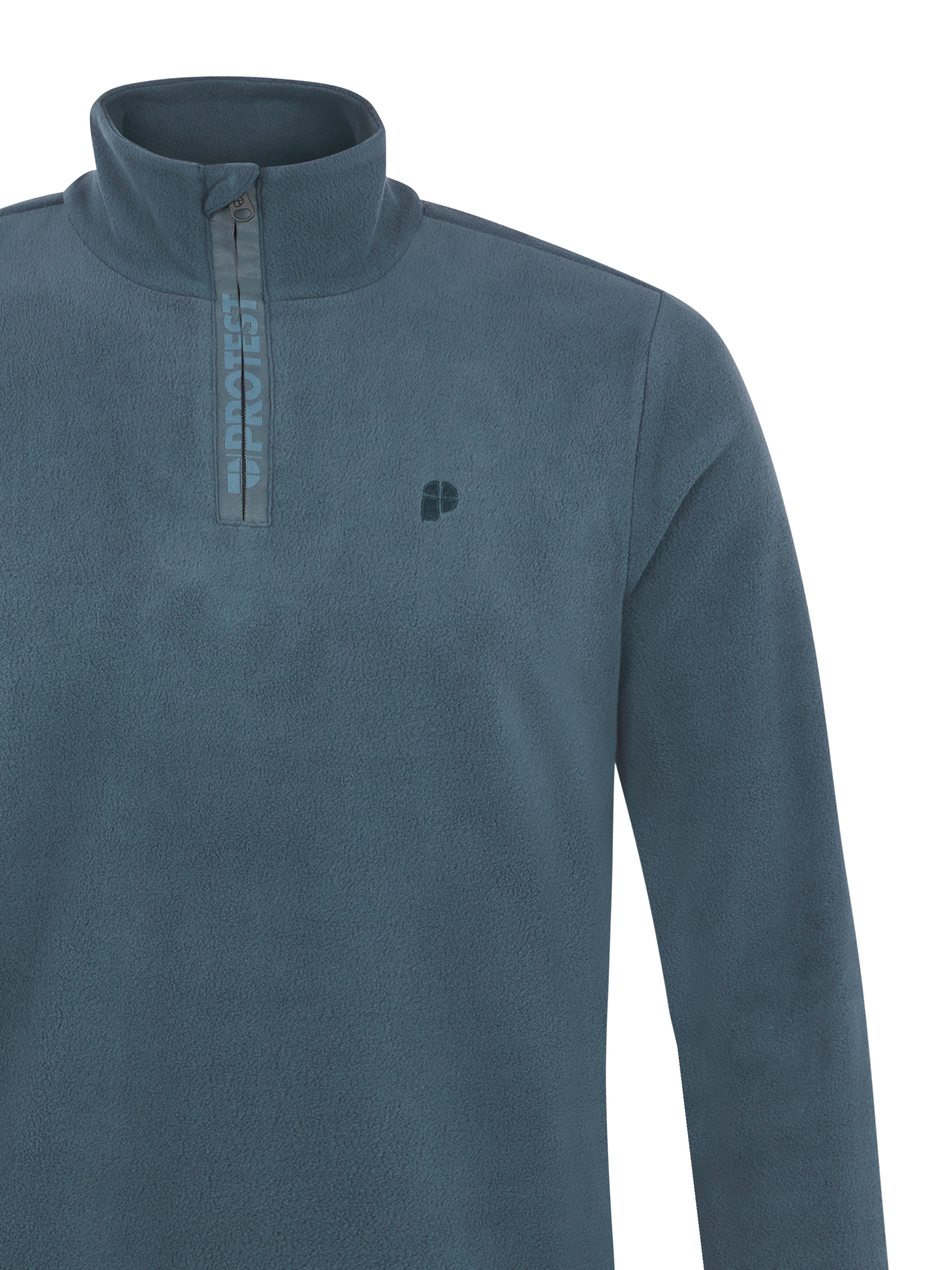 Protest Mens PERFECTO 1/4 zip top - Blue | Thermals | Protest