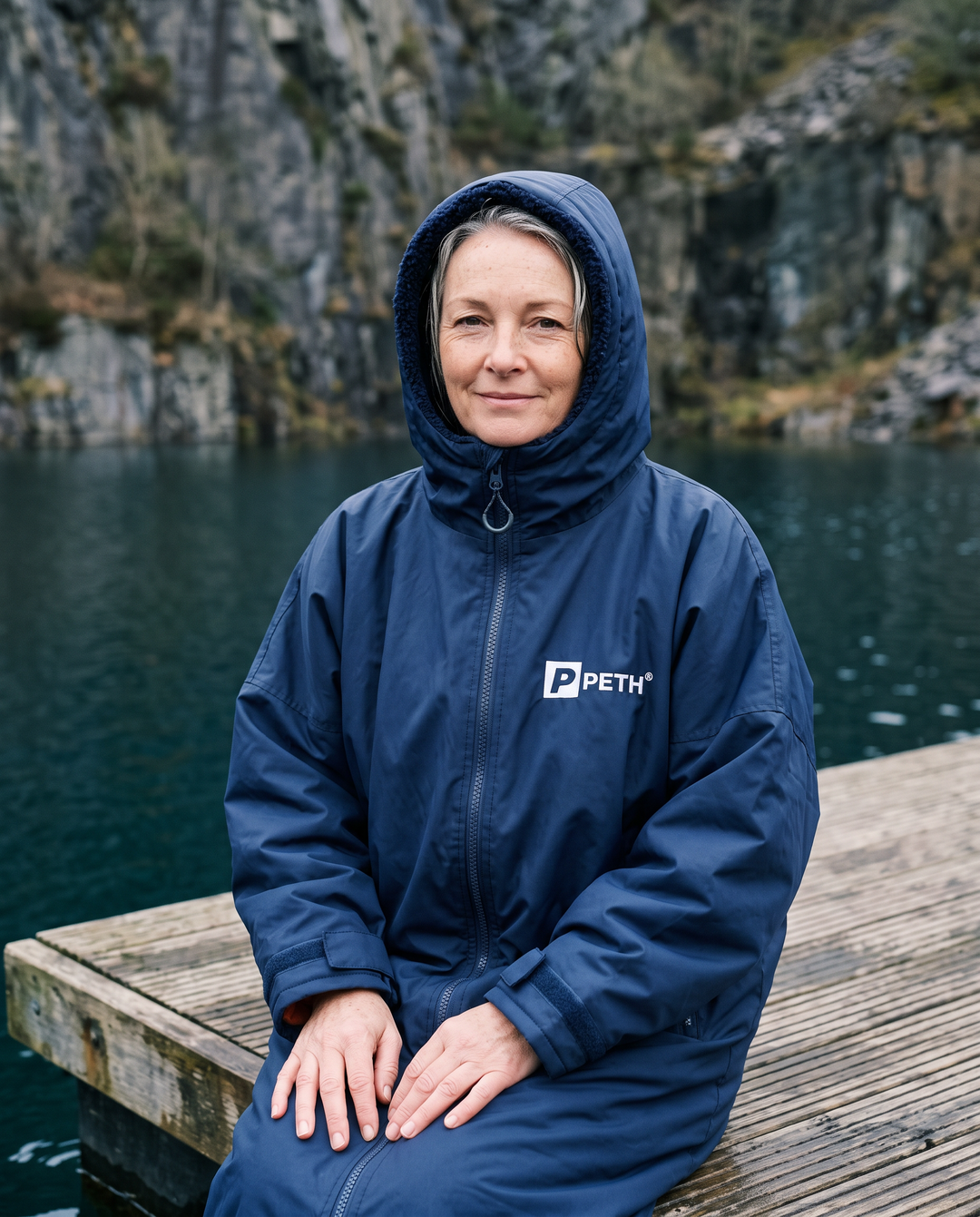 Waterproof Changing Robe | Navy