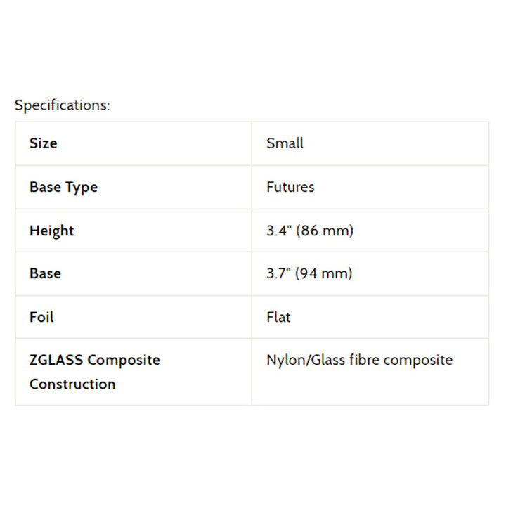 3D Fins - Flyer Side Bites - Small - Island Style (Futures)
